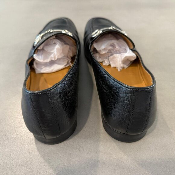 Gucci Silver Horsebit Black Leather Men\'s Loafer Size 9 main image 4